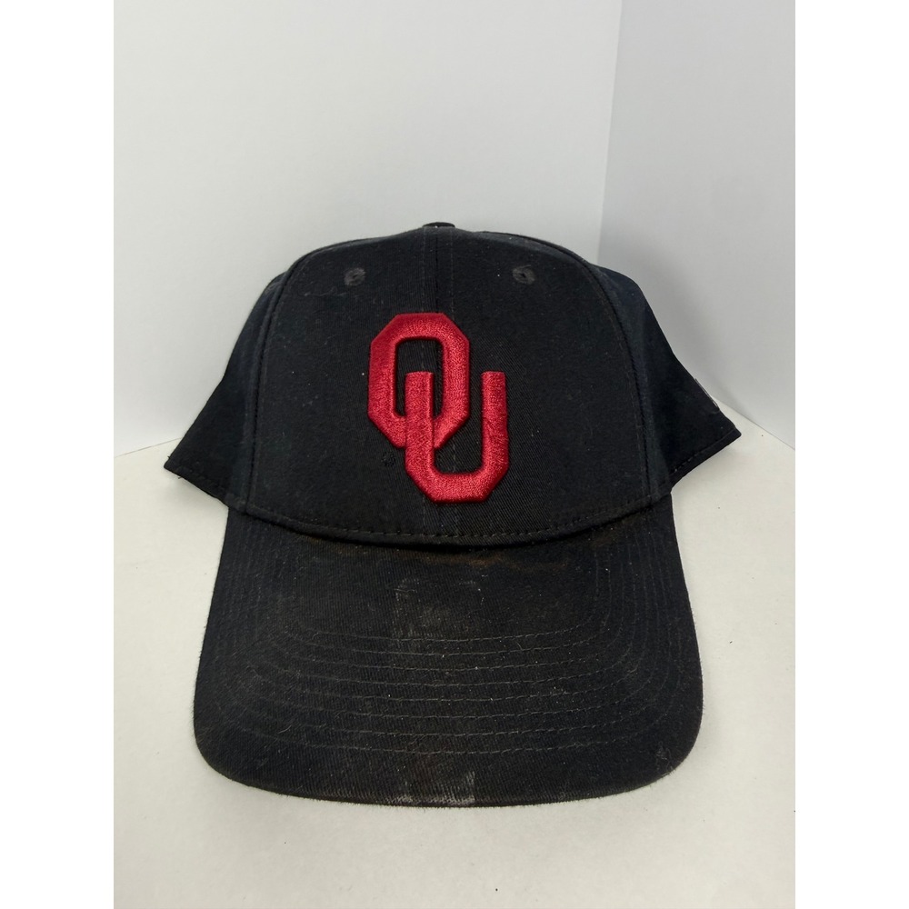 Nike Oklahoma Sooners Hat Mens Black OU Logo Stretch Fit Baseball Cap